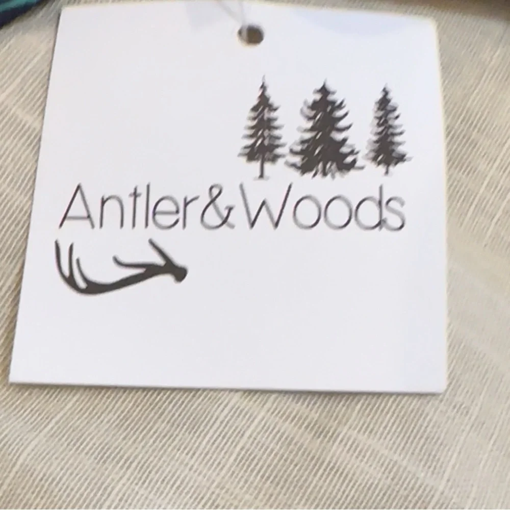 Antler & Wood Fruit Pattern swimsuit‎ NWT